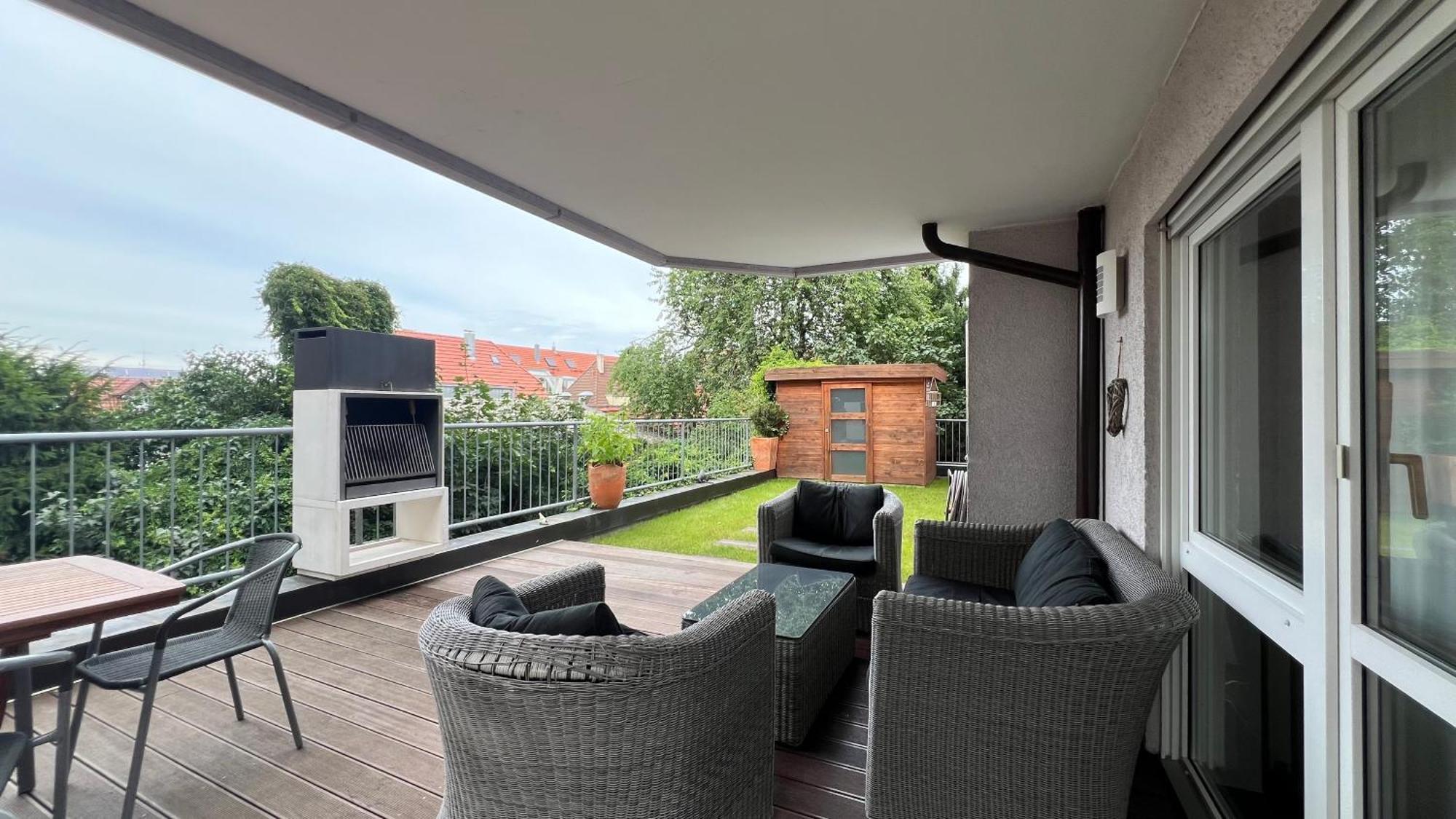 Ludwigshome Luxus - Zentral, Kostenloser Parkplatz, Terrasse Ludwigsburg Eksteriør bilde