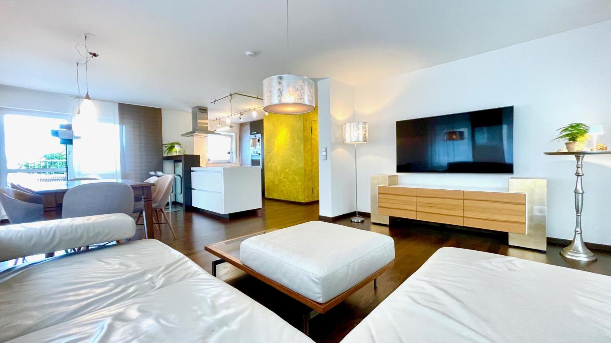 Ludwigshome Luxus - Zentral, Kostenloser Parkplatz, Terrasse Ludwigsburg Eksteriør bilde